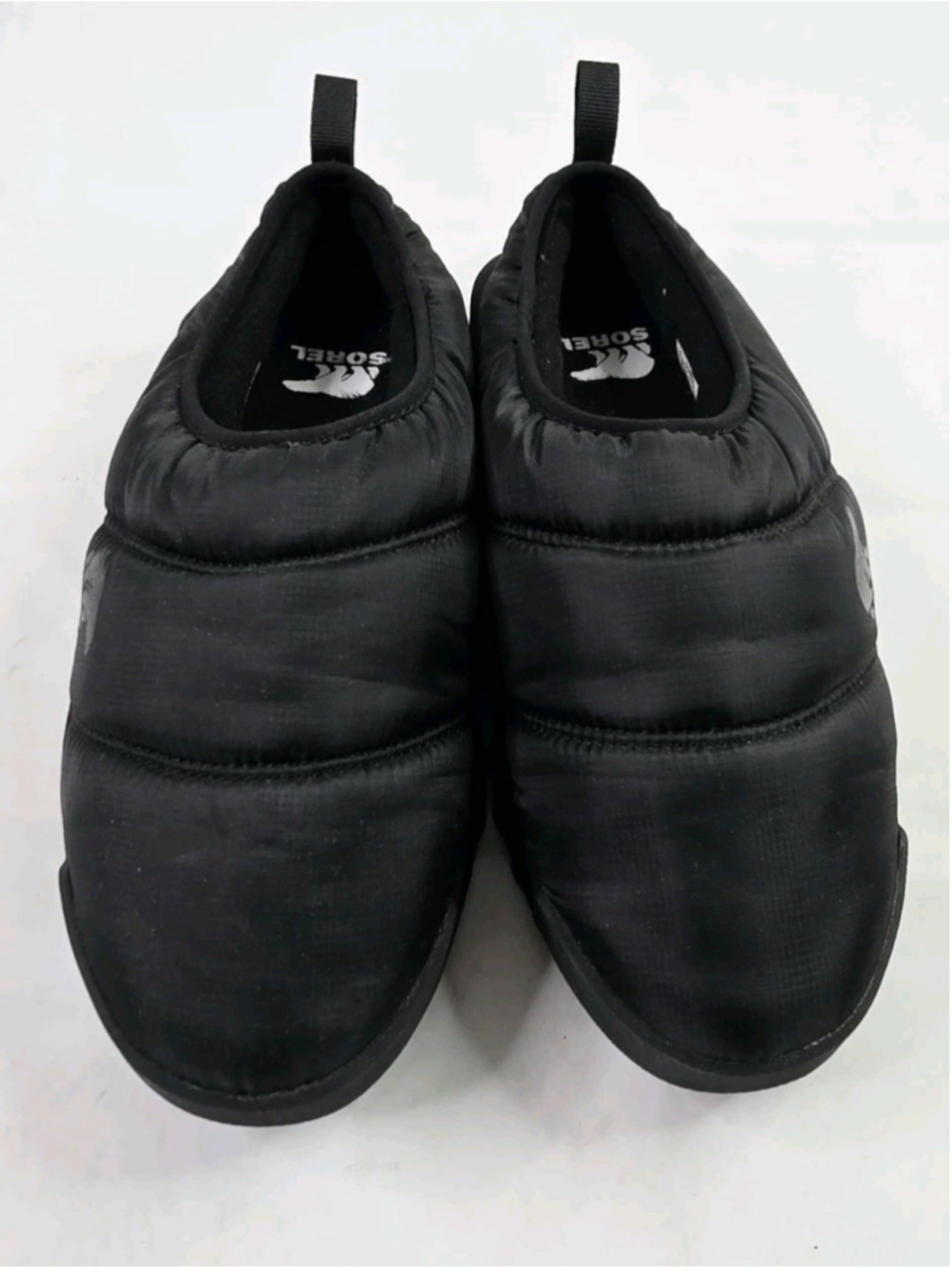 Sorel ONA RMX Black Puffy Waterproof Insulated Slip On Shoes Mules Women's 7.5 - Picture 2 of 7